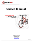 Christini AWD Service manual