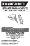 Black & Decker 1 Instruction manual