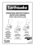 EarthQuake 3300V Operating instructions
