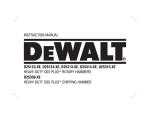 DeWalt D25123 Instruction manual