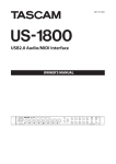 B-52 US-1800 Owner`s manual