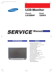 Samsung 320PX Service manual