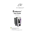 Rimage Professional Endeavor User guide