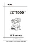 Robe Digital Spot 5000 DT Specifications