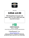 CyberResearch CPEN GX-333-X User`s manual