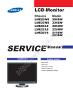 Samsung 206NW Service manual