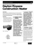 Dayton 3VG81 Operating instructions