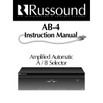 Russound SP650 Instruction manual