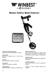 Master Edition Metal Detector