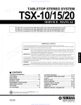 Yamaha NX-C430 Service manual