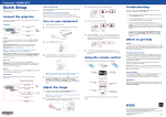 Epson PowerLite 1850W User`s guide