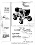 Sears 917 Operating instructions