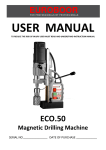 Euroboor ECO.50 User manual
