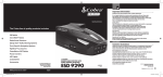 Cobra 12 BAND ESD 9290 Operating instructions