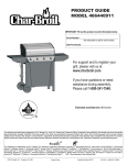 Char-Broil 466440911 Product guide