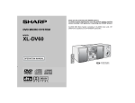 Sharp XL-DV60 Operating instructions