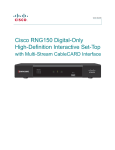 Cisco RNG150 User guide