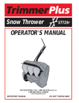 MTD Plus BV720R Operator`s manual