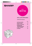 Sharp AR-F152 Specifications