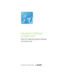 Education Software Installer 2011 system administrator`s guide for
