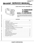 Sharp VL-NZ50E Service manual