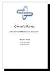 Wisper 705se Owner`s manual