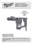 Milwaukee 5362-6 Operator`s manual