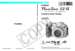 Canon Powershot S2 IS User guide