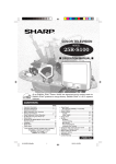 Sharp 25R-S100 Operating instructions