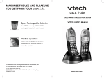 VTech VT2625 User`s manual