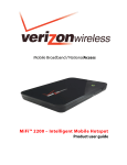 Verizon MIFI MiFi 2200 User guide