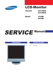 Samsung 960HD Service manual