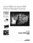 Rockwell Automation STRATIX 8000 1783-MX08T User manual