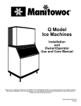 Manitowoc QD0892N Specifications