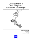 ZeissS S81 Technical data