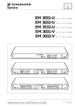 Sennheiser EM 3532-U Specifications