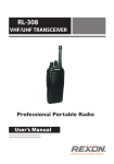 REXON RL-308 User`s manual