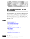 Cisco CallManager Release 3.0(10 Technical information