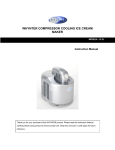 Whynter 2 Quart IC-2L Instruction manual