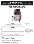 Market Forge Industries M-60 Operating instructions