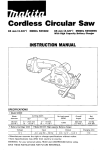 Makita 5093D Instruction manual