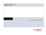 Bosch MIC-WKT-IR Installation manual