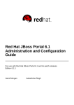 Red Hat JBoss Portal 6.1 Administration and Configuration Guide