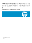 HP DL785 - ProLiant - G5 Specifications