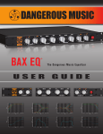 Dangerous BAX EQ Specifications