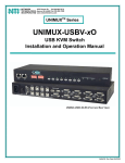 NTI Unimux KVM Manual