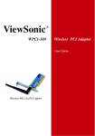 ViewSonic WPCI-100 User guide