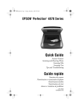Epson Perfection Troubleshooting guide
