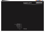 Medion Navigation system Operating instructions