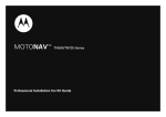 Motorola MOTONAV TN500 Product specifications